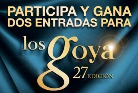 sorteo de entradas para los premios Goya