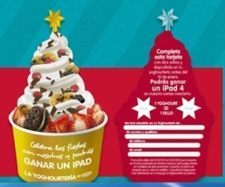 Ganar ipad Gratis con Yoghourteria by Danone