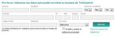 Muestras gratuitas Crema Embarazo