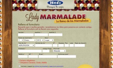 Muestras Gratuitas de Mermelada Hero