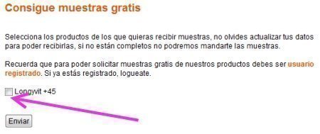 Muestras gratis Longyvit