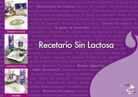 Recetas sin lactosa