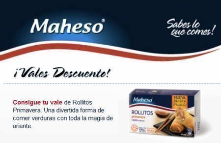 Cupones Descuento Maheso