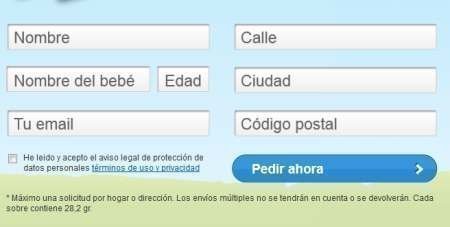 Muestras gratis para bebes
