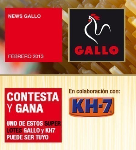 Sorteo de Pastas Gallo y Kh7