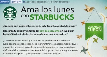 Cupones Descuento Starbucks