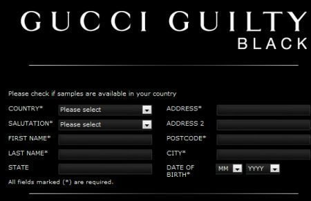 Muestras gratis Gucci
