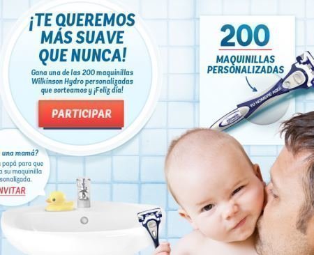Muestras gratis de maquinillas Wilkinson Hydro personalizadas