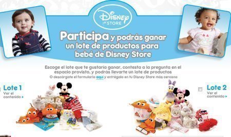 Sorteo Disney Store