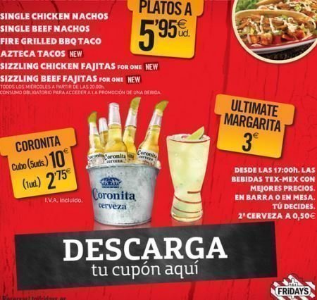 Cupones Descuento Fridays