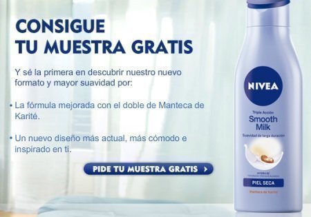 Muestras graits Nivea