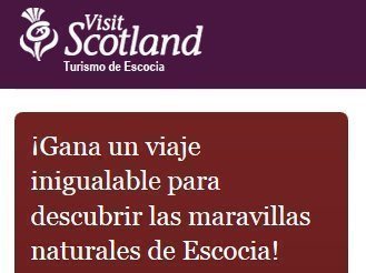 Sorteo de viaje a Escocia