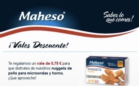 Cupones Descuento Maheso