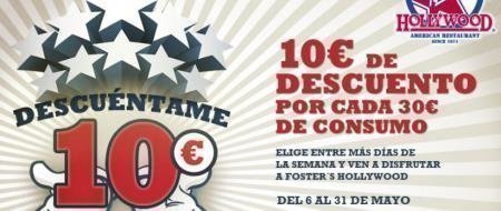 Cupones Descuento Fosters Hollywood