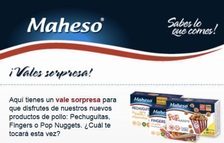 Cupon Descuento para Maheso