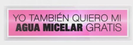 Muestras gratuitas agua micelar