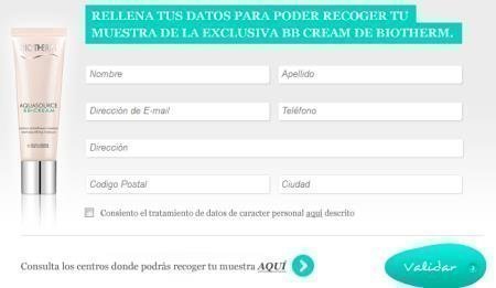 muestras gratis bb cream