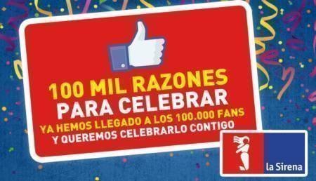 Promocion La Sirena en Facebook