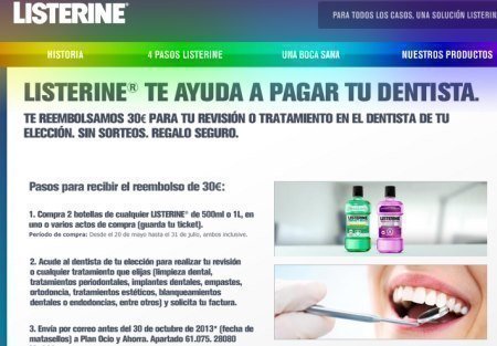 Promocion Listerine