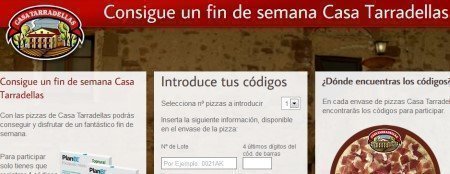 sorteo de fin de semana casa tarradellas