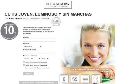 Cupones Descuento Bella Aurora Antimanchas