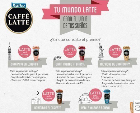 sorteo caffe latte