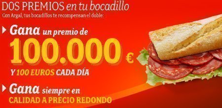 Sorteo de dinero argal
