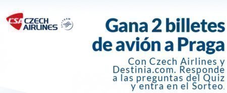 sorteo de viaje a Praga