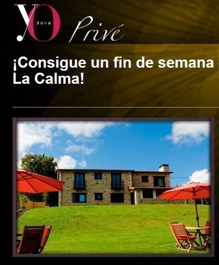 Sorteo de un fin de semana en La Calma