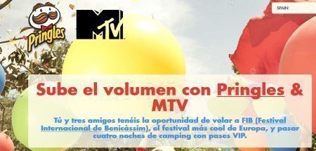 Sorteo Pringles MTV