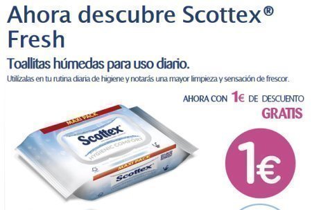 Cupon Descuento scottex