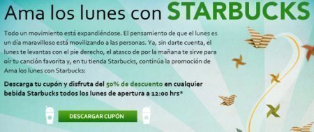 Cupones Descuento Starbucks