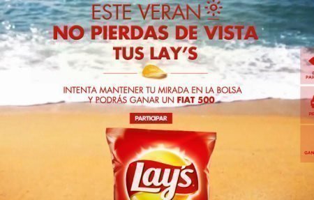 Promocion patatas fritas lays sorteo de fiat 500