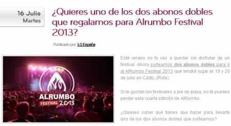 promocion Alrumbo Festival