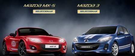 sorteo gratis de Mazda en facebook