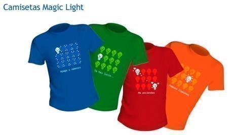 Camisetas Luminosas de Leche Celta