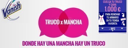 Concurso de manchas Vanish