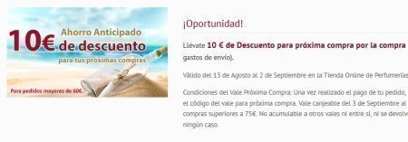 cupones perfumerias if