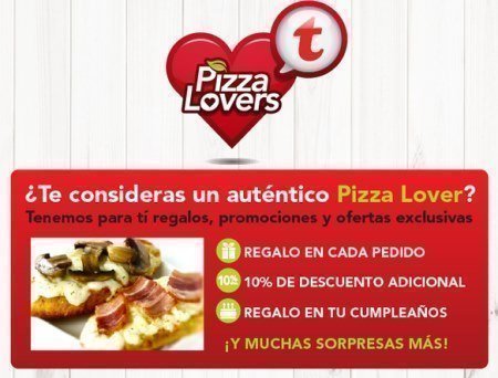 Cupones Descuento pizza lovers