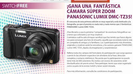 Sorteo de camara panasonic