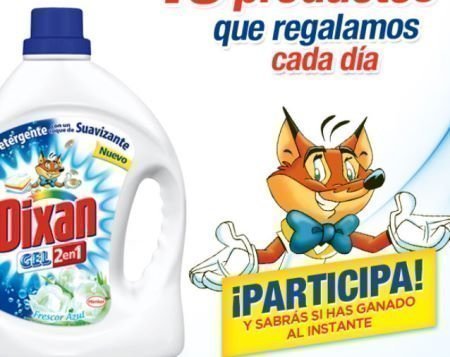 Muestras gratis Dixan