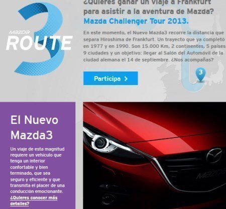 Gana premios con Mazda 3