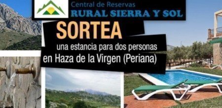 Sorteo de estancia en casa rural Sierra y sol
