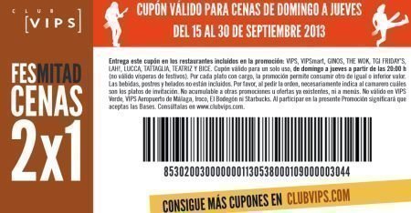 Cupones Descuento Grupo VIPS