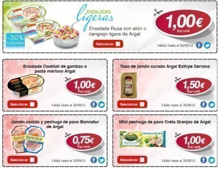 cupones descuento argal