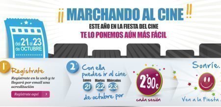 Cupones Descuento la fiesta del cine