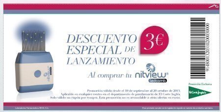 Cupones Descuento peine de piojos Nitiview