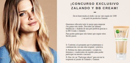 Promocion Zalando BB cream