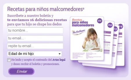 recetario gratis pediasure