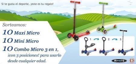 Sorteo gratis de patinetes Mayoral